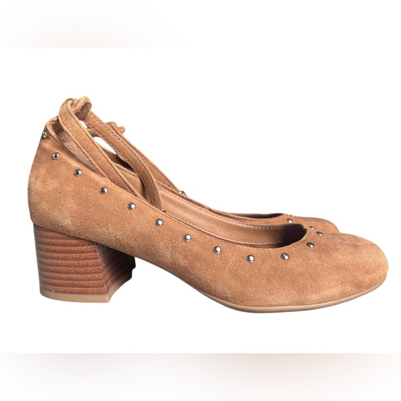 EuroSoft By Sofft Womens Devi Brown Suede Leather Ankle Strap Block Heel Size 7 - Picture 4 of 12